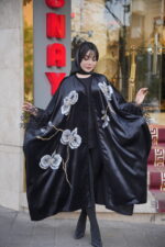 مانتومجلسی عبایی خاص نقاشی ۳ بعدی - تصویر 2