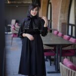 مانتومجلسی عروسکی مشکی