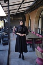 مانتومجلسی مشکی عروسکی