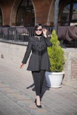 مانتومجلسی مزونی کارشده - تصویر 2