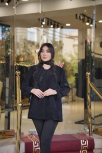 مانتو پاییزه کوتاه مجلسی