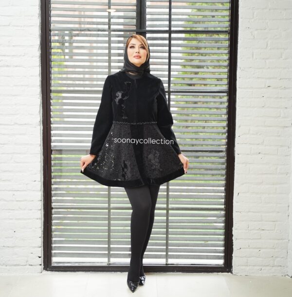 مانتومجلسی مزونی عروسکی طرح الگانس - تصویر 2