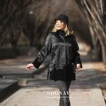 بارانی مخمل مزونی طرح آرتمیس