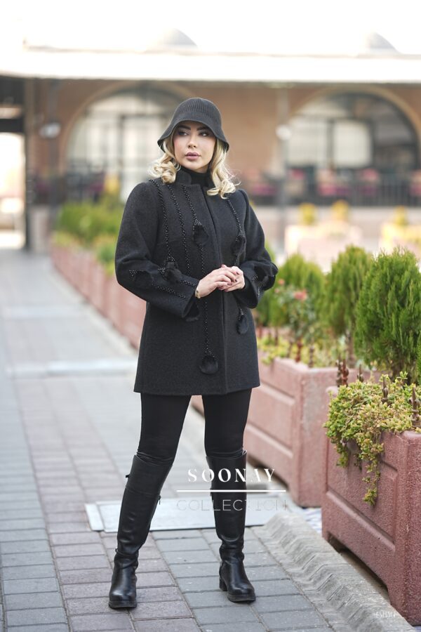 پالتومجلسی فوتر کوتاه طرح  ترمه - تصویر 2