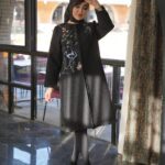 پالتومجلسی مزونی طرح گلدوزی رنگی