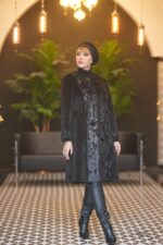 پالتومجلسی مزونی بلند طرح مادام