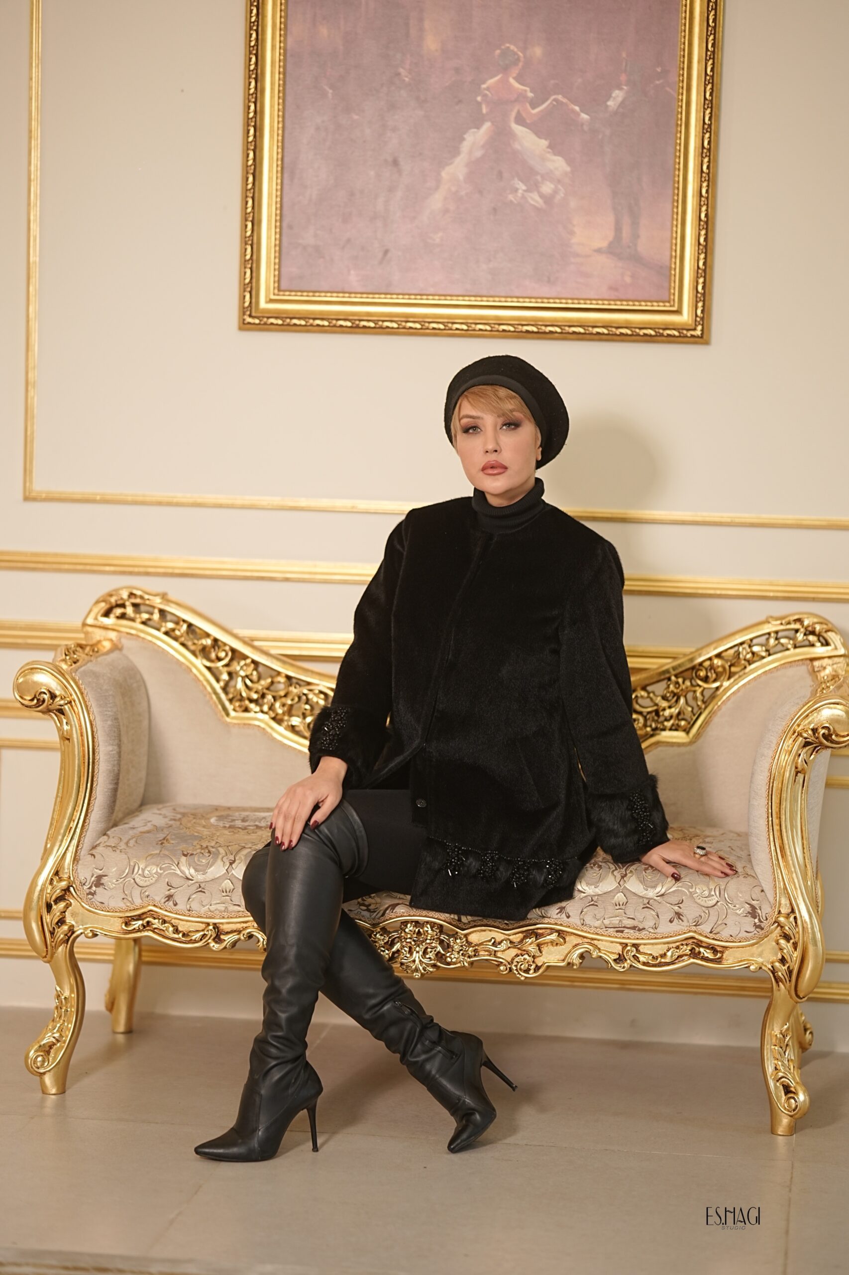 مانتومجلسی مشکی کوتاه جدید