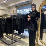 مانتو کتی نقاشی مخمل مزونی طرح پاپیون