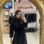مانتومجلسی مشکی مزونی بالاتنه شنلی vip سونای