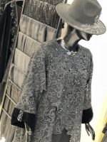 مانتومجلسی ۲ تکه شنل سارافون مجلسی سونای - تصویر 4