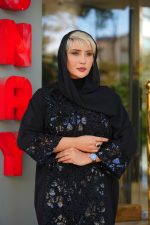 مانتو مجلسی زنانه لاکچری عبایی حریر SOLEDAD