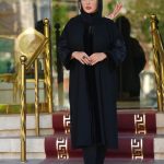 مانتو عبایی مشکی لاکچری طرح VERA