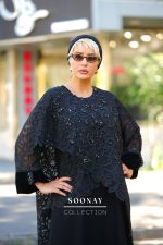 مانتومجلسی ۲ تکه شنل سارافون مجلسی سونای - تصویر 2