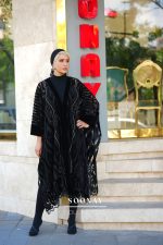مانتومجلسی عبایی طرح بونیتا - تصویر 2