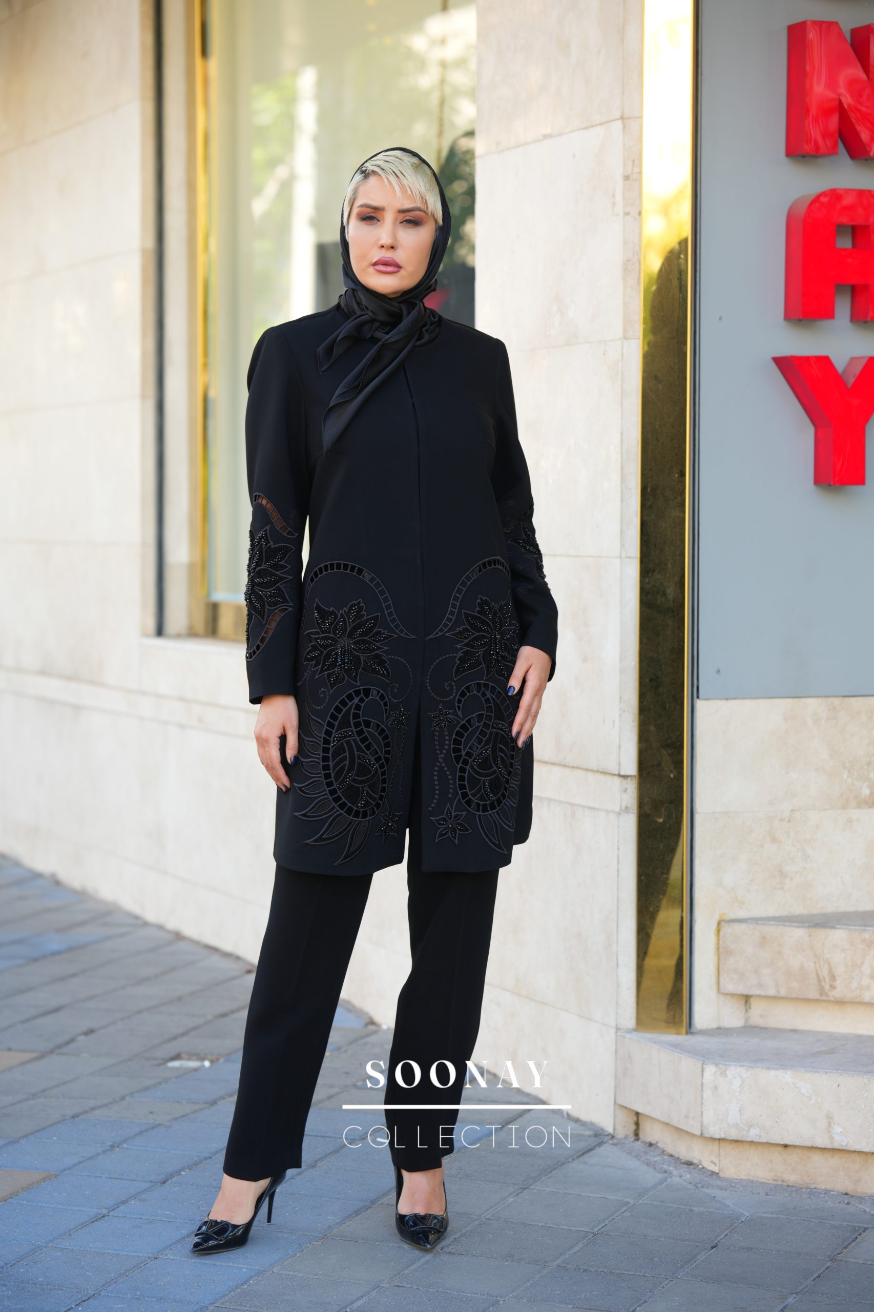 مانتو مشکی اعیانی تبریز